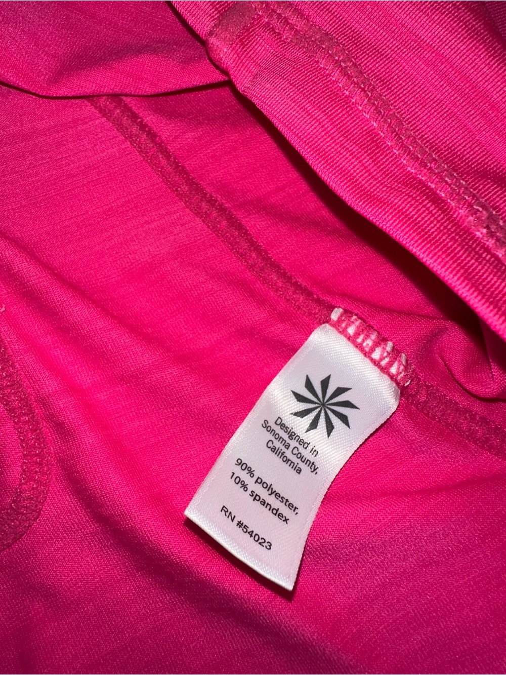 Athleta Hot Pink Zip-Front Performance Tank - Picture 7 of 13